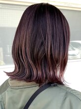 アルファ(alpha) ピンクベージュ/アンブレラカラー/前髪/クールショート/松戸駅