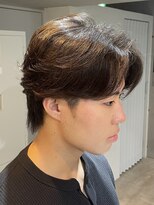 ブルニール 中崎町(BLEUNIR) フェザーパーマ フェザーショート 韓国ヘア ビジネスヘア