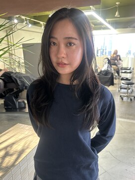 ハル ヘアスタジオ(haRu hair studio) ハッシュカット×透明感ブラウン