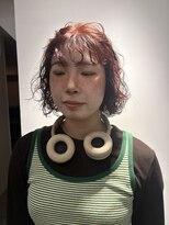 ビーヘアー 近鉄八尾店(Bee.hair)&nbsp;パーマ×オレンジ