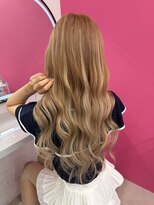 ロサ ファイブヘアー(Rosa..5Hair)&nbsp;ベージュ×ホワイトのMIXエクステ！！