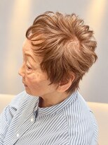 トランスサロン 吉祥寺(TRANS SALON)&nbsp;トップポイントパーマ×生え際カバーショート