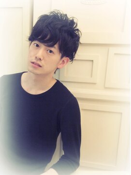 ヘアーデザイン ヴィフ(HAIR DESIGN vif) 【vif】 メンズ☆ナチュラルな質感のマッシュパーマスタイル