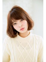 ジョエミバイアンアミ(joemi by Un ami)&nbsp;【joemi 】クラシカル無造作ワンカール小顔ボブ（花野未帆）