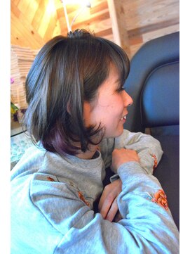 ベルシャンブル(belle chambre) #belle chambre#インナーカラーのピンクヴァイオレット☆