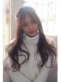 Bella Yumie☆褒められ髪☆ロングヘアのハーフアップ