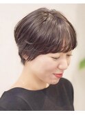 大人可愛いゆるフワショート