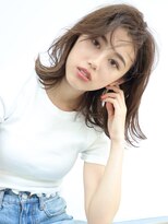 アイティー バイ アルバム 中野店(IT by ALBUM)&nbsp;ラフカール_ホワイトアッシュエアリーミディ_88091