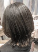 アッシュグレーミディアム×イルミナカラー