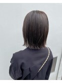 大人可愛い20代30代40代前下がりひし形小顔ボブ丸みショート