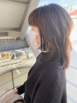 オーシャン(Ocean) ［OCEAN　Hair&Life]白髪ぼかしハイライト/ウルフ/脱白髪染め