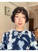 くせっ毛風ショートパーマ