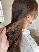 キキ(kiki)&nbsp;ナチュラルインナーカラー＊#ベージュカラー#三重