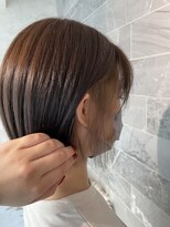 ジル アンク(Jill ankh)&nbsp;《Jill ankh 姫路駅前》切りっぱなし風ボブ×イヤリングカラー