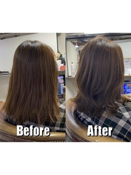 カミケン 方木田店(kamiken.) ふんわり上品＊大人のレイヤーミディ【カミケン方木田店】