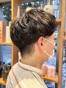 ネオリーブ アンド 渋谷店(Neolive &) 【韓国/ツーブロックマッシュ】刈り上げ×ナチュラルパーマ