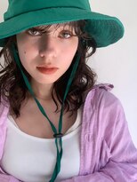 フランチェスカ(Francesca)&nbsp;クセ毛風スパイラルパーマ/20代30代40代50代/アッシュブラック