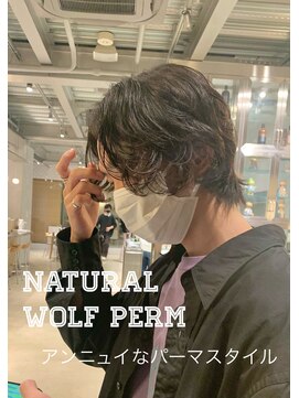 オーガニック リブ 川越(organic+live) ナチュラルニュアンスパーマ/透明感/耳掛け/ウルフパーマ