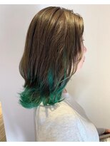 ネオヘアー 曳舟店(NEO Hair) オリーブグレージュ/インナーカラー/裾カラー