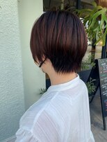 ヘアードレッシングショップ サロ(Hair Dressing Shop Salo) 前下がりショート×シアーピンク