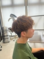 ジールステージ スリー(ZEAL STAGE-3) ブリーチなしアッシュベージュ×スパイラルパーマ