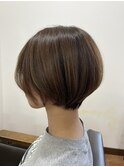 丸みショートボブ
