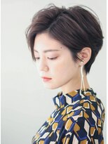 ルアン 大分駅店(ruen)&nbsp;ショートカット大人美人ショート前髪長め30代40代50代大分美容室