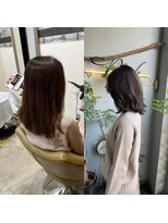 ディッシュ 五反田(dish)&nbsp;before→after/ミディアムヘア/美艶髪☆五反田美容室