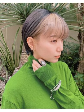 ピークアブー 原宿ハラカド(PEEK-A-BOO) デザインカラー/ハイトーンショート/ショートデザインカラー