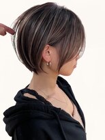 ゴカン バイ ジル ブラン 名古屋(Gokan by JIL BLAN) ハイライトバレイヤージュダブルカラーショートカット30代40代