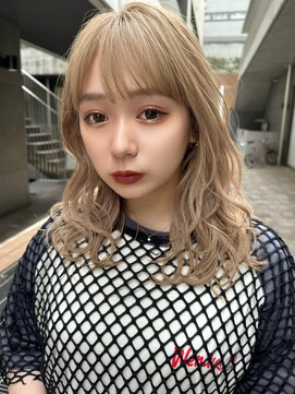 クーエフー(coo et fuu) ブリーチダブルカラーベージュカラーミルクティーベージュ