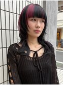 【kanami】ポイントブリーチでミックスカラー