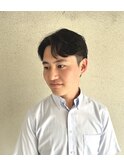 爽やかセンター分け