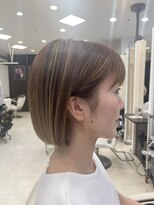 プランタン フォー ヘアー(printemps FOR HAIR) ハイライト×ブラウンミルクティー×ボブ