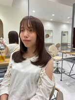 サボ(sabo) 韓国ヘア/顔まわり/韓国レイヤー/前髪カット/小顔/韓国風