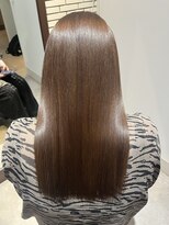 スーリール 小倉店(Sourire)&nbsp;大人の透け感ロングヘア♪髪質改善縮毛矯正♪20代30代