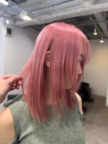 バンクスヘアー(BANK'S HAIR)&nbsp;【ペールピンク×レイヤーカット】透明感×個性派カラー