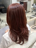 コース(co-th.)&nbsp;レイヤーカット暖色オレンジブラウン×小野ふゆり
