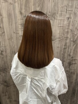 ヘアメディカルサロン 銀座PREMIUM店 20代30代40代/艶髪/ミディアムロング/スモーキーベージュ