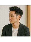 アップバングビジネス束感ショート 20代 30代 40代 50代 60代