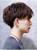 韓流プレッピーコンマウェーブマッシュ