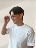 オン キャナルシティ博多前店(on)&nbsp;【中里恵梨】メンズカット/刈り上げなし/センターパート/20代