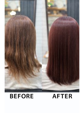 潤い重視の艶髪＊メテオカラー