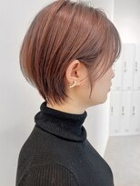 セイドット リー(Say. Ree)&nbsp;say.ショートボブひし形ショートハイライトヘーゼルグレージュ