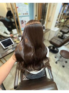 ヘアーサロン ウィング(HAIR SALON Wing) 赤坂＊初カラーブリーチなしショコラグレージュメテオ