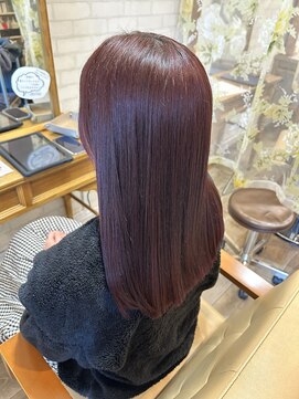 ウェーブ(wave) レッドチェリー×艶カラー