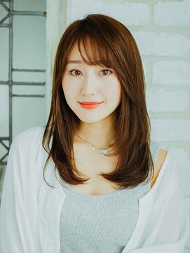 アゲート(Agate) 【錦糸町美容院Agate】ニュアンスカラーふんわりカールロブヘアi