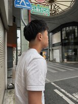 ハイセンス(HISENSE)&nbsp;メンズカットバーバーテーパーフェードフリンジ外国人風ヘアGIA