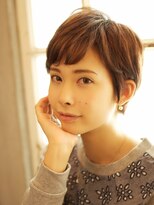 ベック ヘアサロン(BEKKU hair salon) フェミニンもカジュアルも合わせやすいナチュラルショートヘア☆