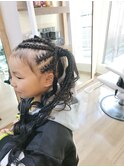キッズコーンロウアレンジ【ヘアアレンジ 立川/立川南/八王子】